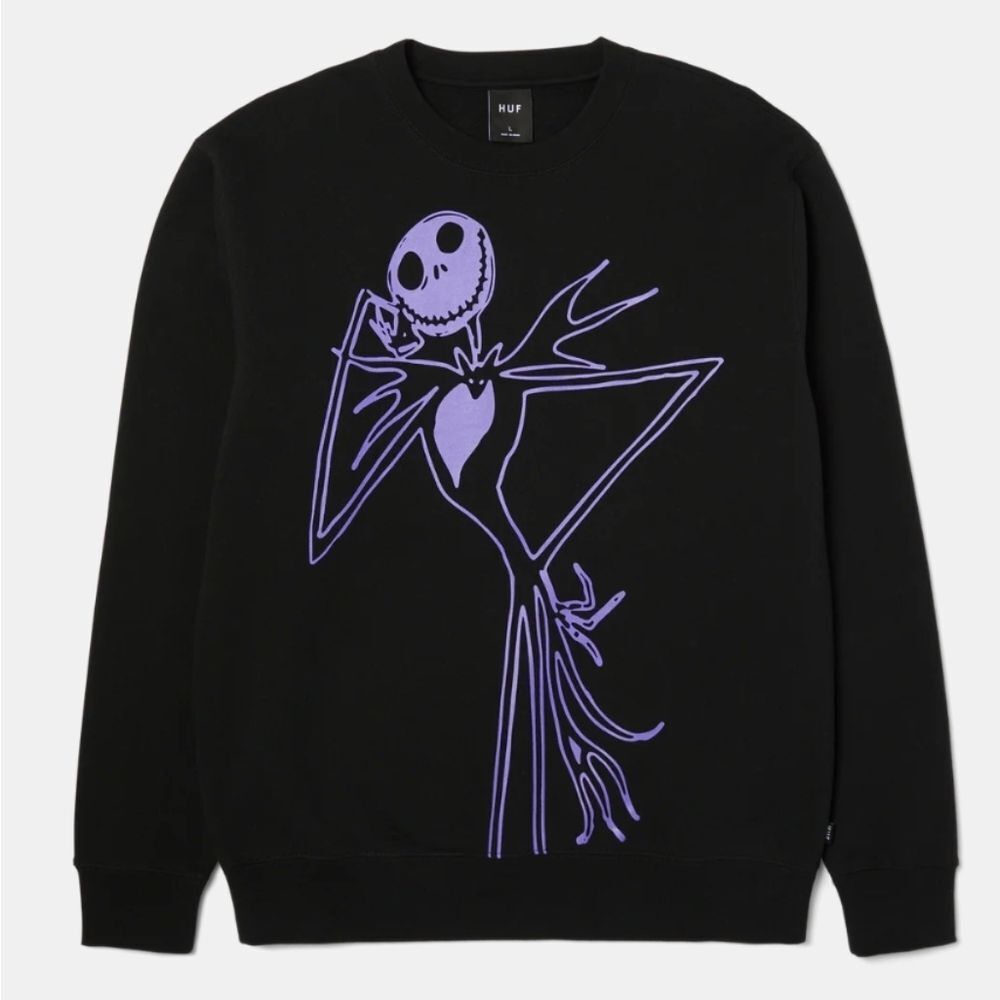 HUF Jack Skellington Crewneck Sweater